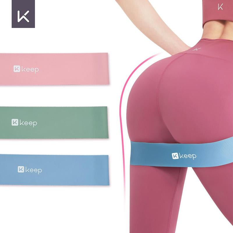 KEEP Resistance Bands for Men and Women, Elastic Loop Bands for Booty & Legs, Different Levels Elastic Band for Home Gym, Great Fitness Equipment for Training, Yoga, Exercise Workout Straps