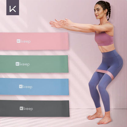 KEEP Resistance Bands for Men and Women, Elastic Loop Bands for Booty & Legs, Different Levels Elastic Band for Home Gym, Great Fitness Equipment for Training, Yoga, Exercise Workout Straps