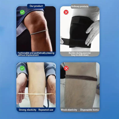 Silicone Knee Strap, 1 Count Lightweight Knee Support, Knee Protector for Running, Basketball, Running, Protective Gear for Men & Women, Leg Band